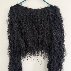 Altar'd State Black Textured Sweater